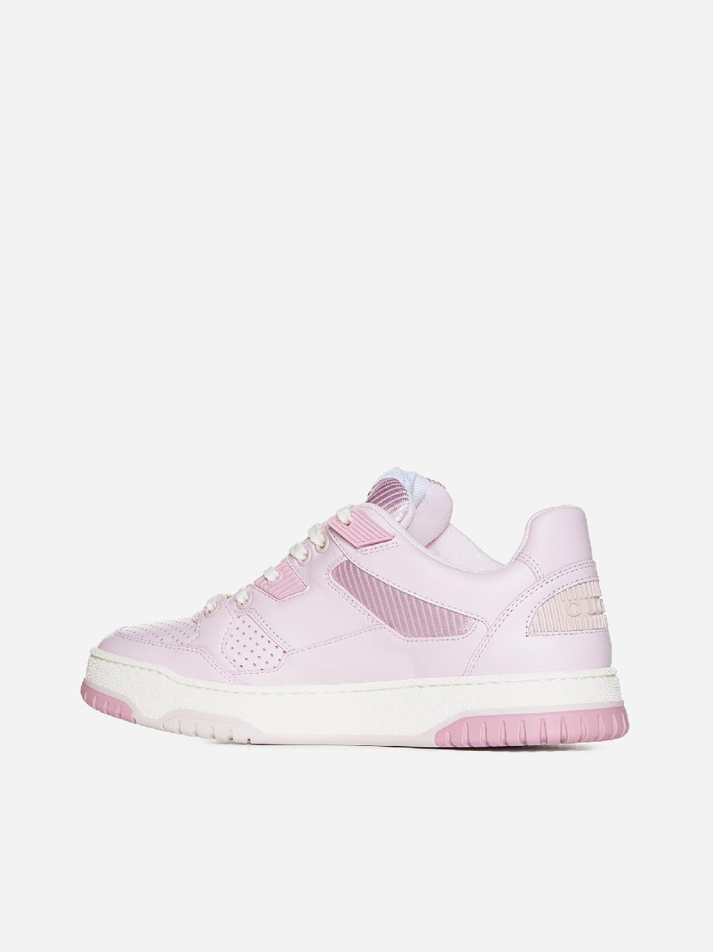 Sneakers in pelle e tessuto In Saldo