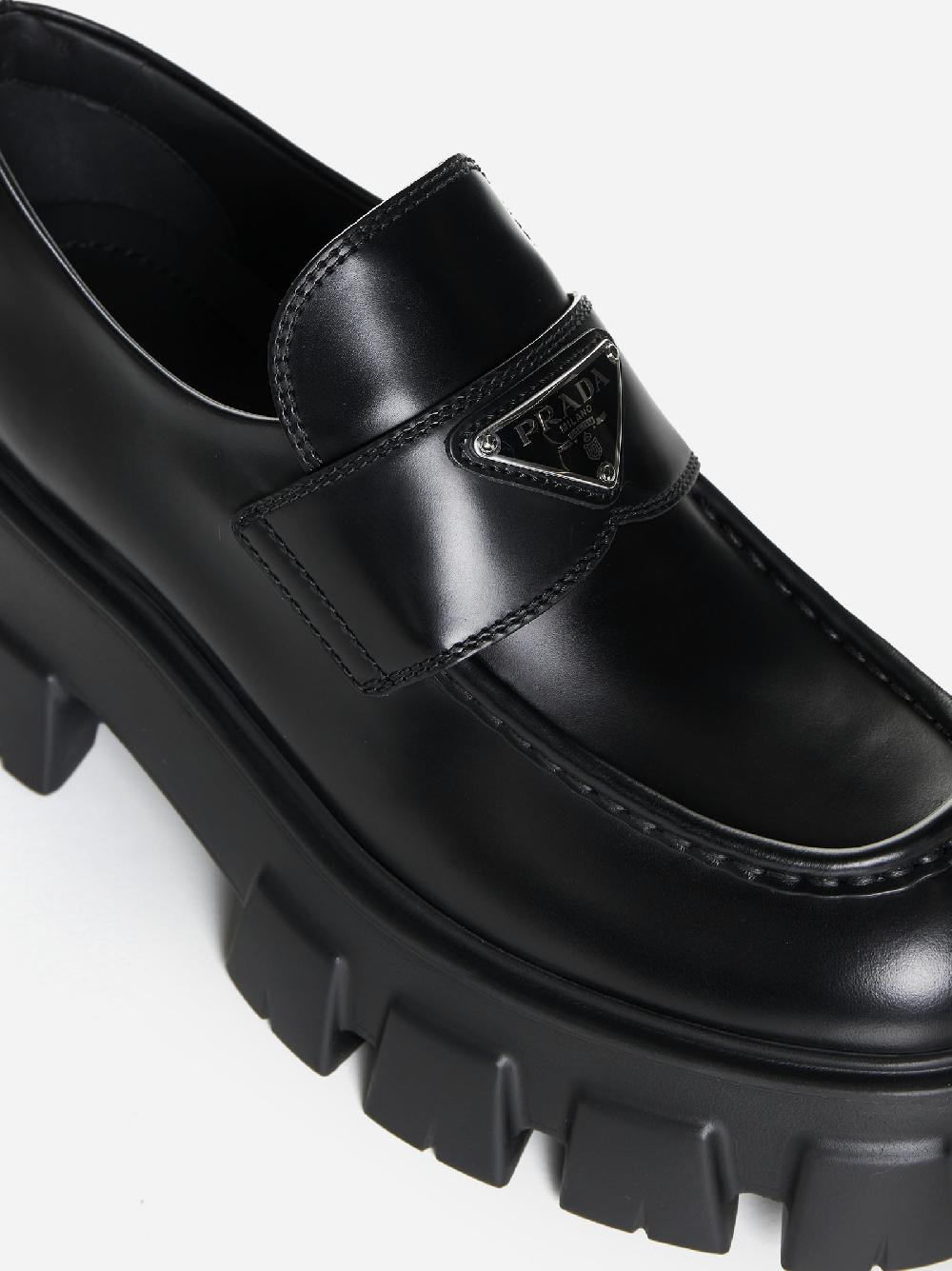 PRADA Mocassini Monolith in pelle Nuova
