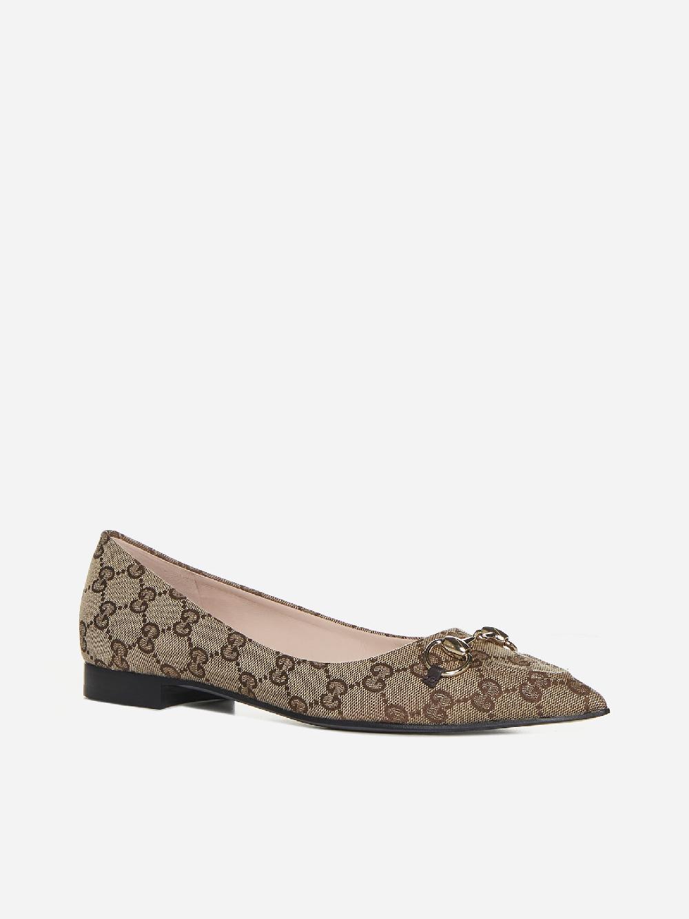 GUCCI Ballerine in tessuto GG Soddisfazione Garantita