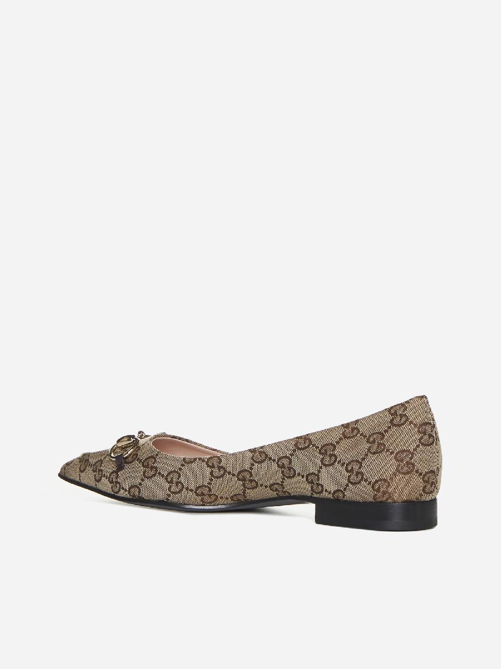 GUCCI Ballerine in tessuto GG Soddisfazione Garantita