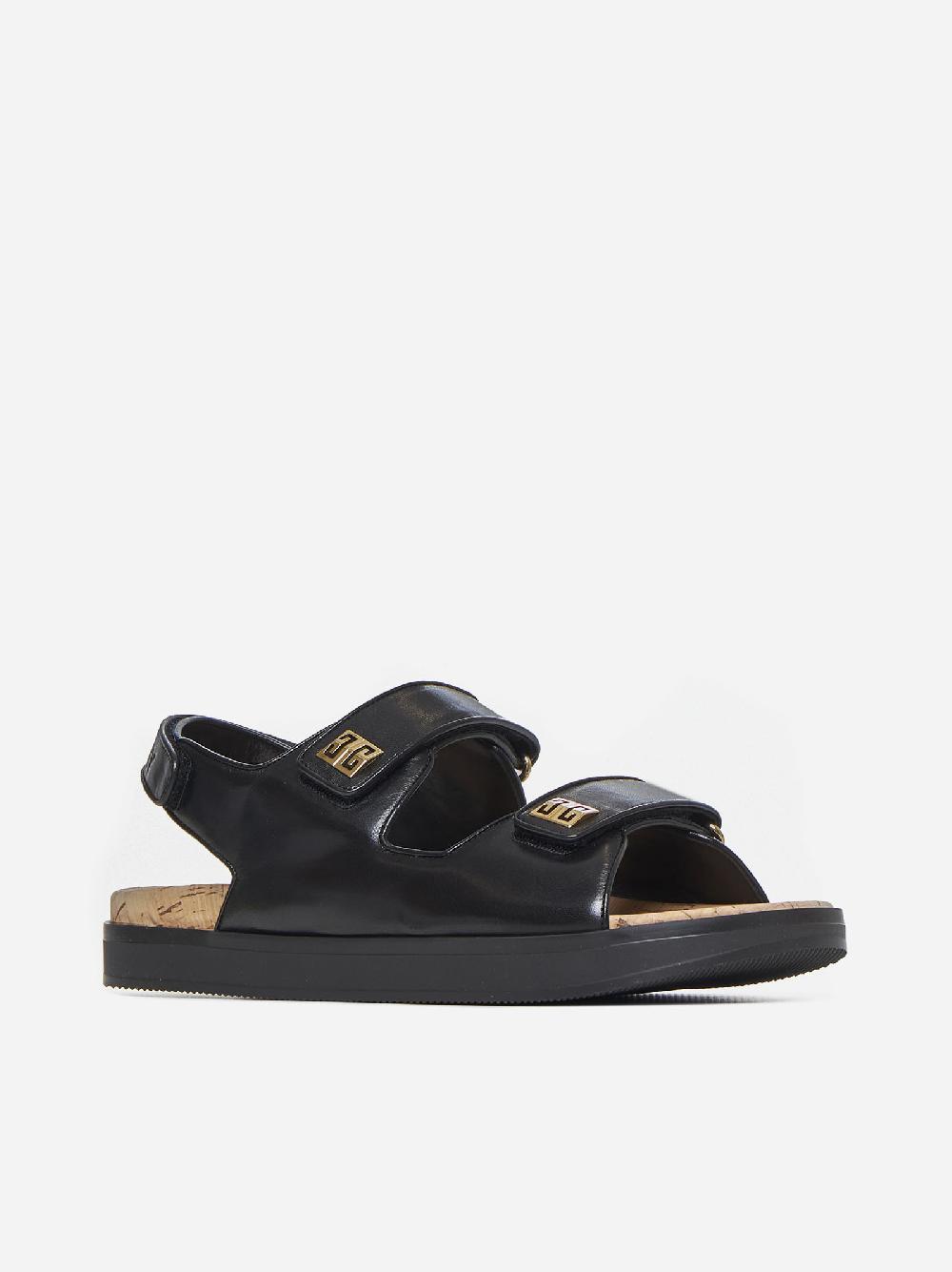 GIVENCHY Sandali flat in pelle 4G Online