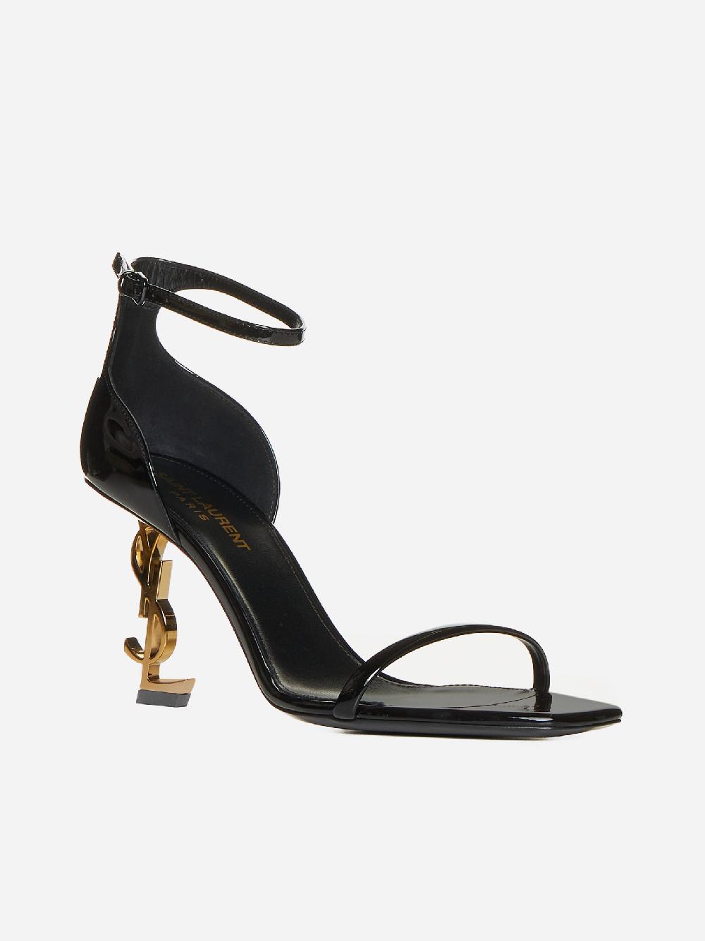 SAINT LAURENT Sandali Opyum YSL in vernice I Più Venduti