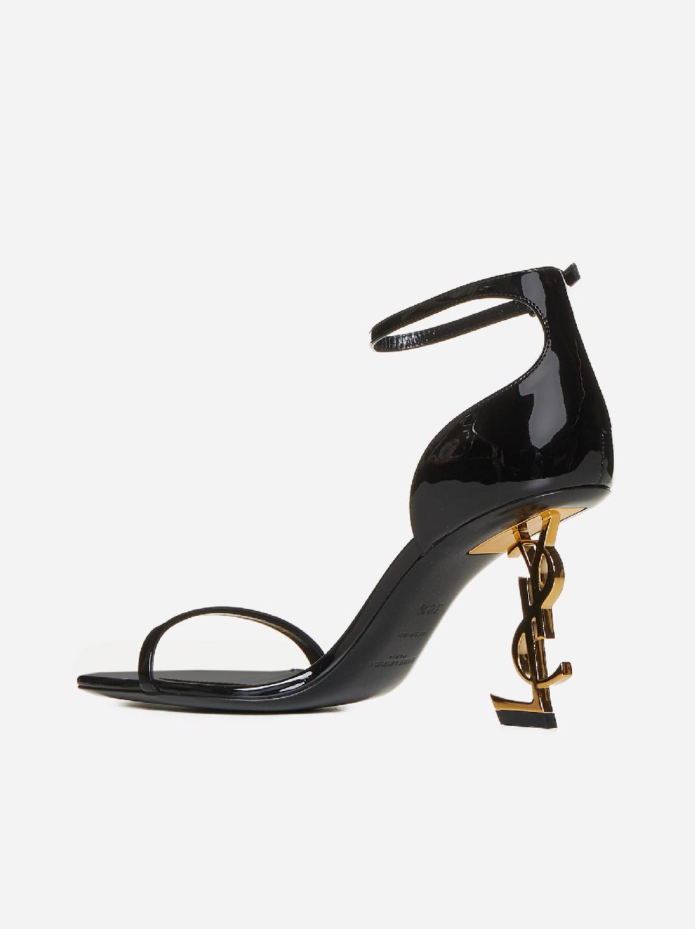 SAINT LAURENT Sandali Opyum YSL in vernice I Più Venduti