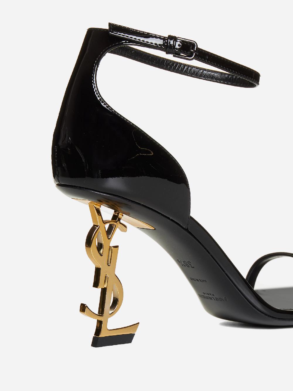 SAINT LAURENT Sandali Opyum YSL in vernice I Più Venduti