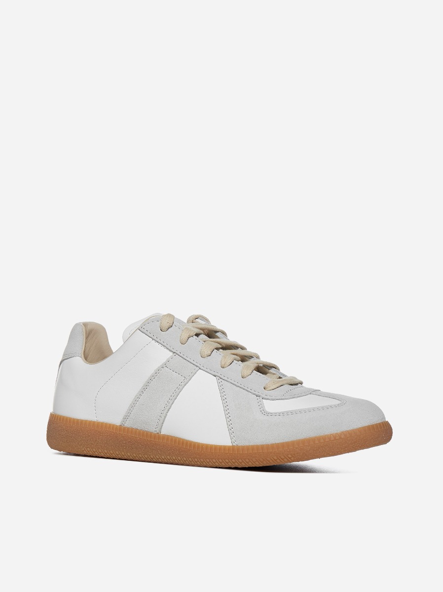 MAISON MARGIELA Sneakers Replica in pelle e suede Vendite Flash