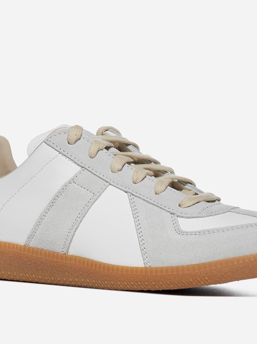 MAISON MARGIELA Sneakers Replica in pelle e suede Vendite Flash