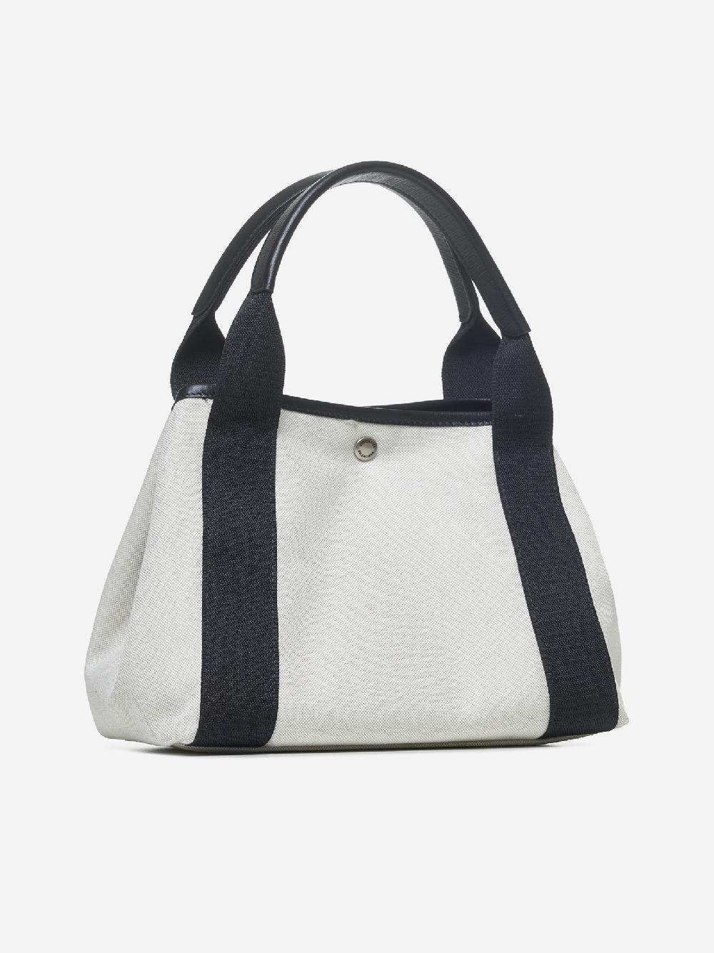 BALENCIAGA Borsa tote Biarritz piccola in tela Italia