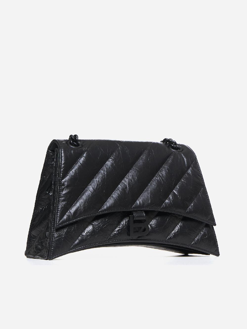 BALENCIAGA Borsa Crush Chain media in pelle Nuovo