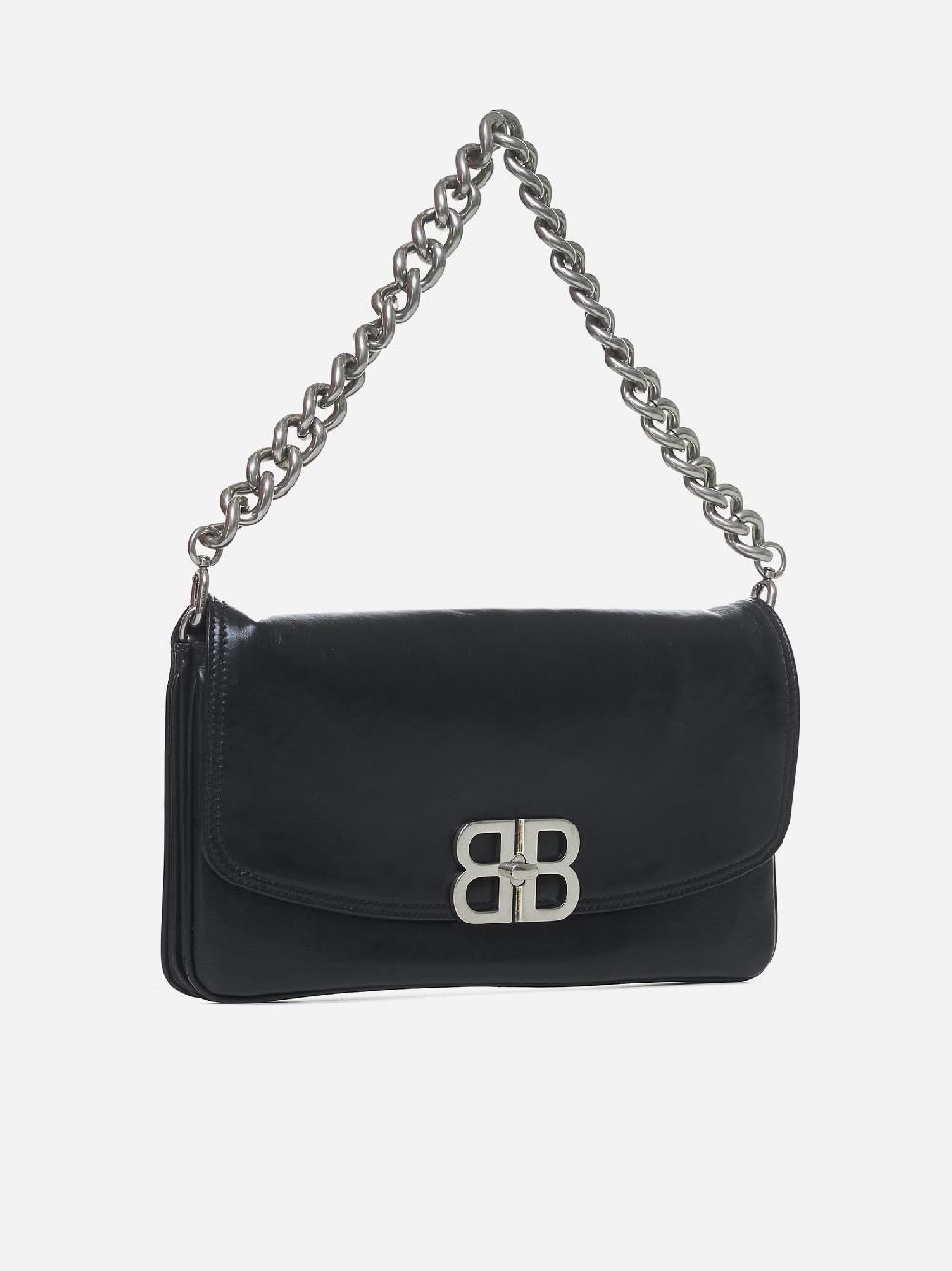 BALENCIAGA Borsa Flap BB media in pelle Promozione