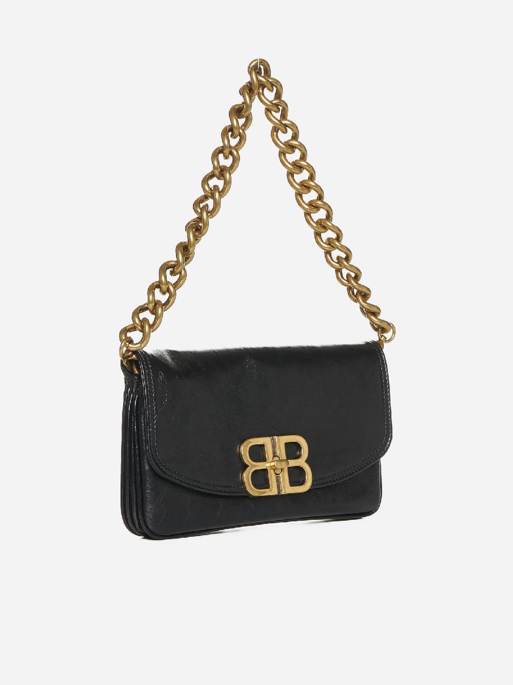BALENCIAGA Borsa Flap BB Soft piccola in pelle Spedizione Gratuita