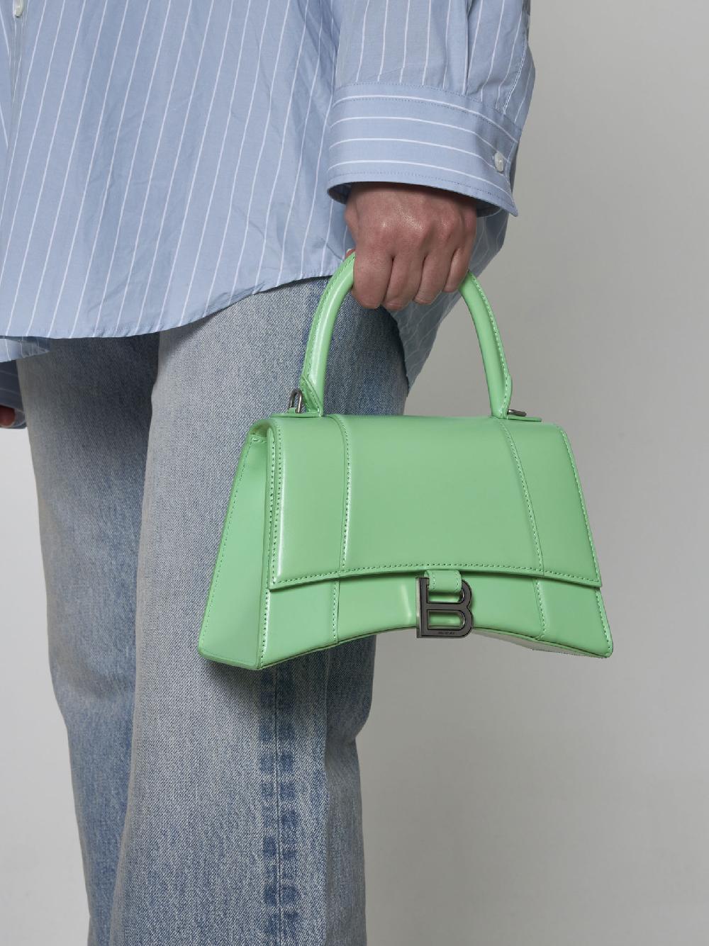 BALENCIAGA Borsa Hourglass Small in pelle Pezzi Unici