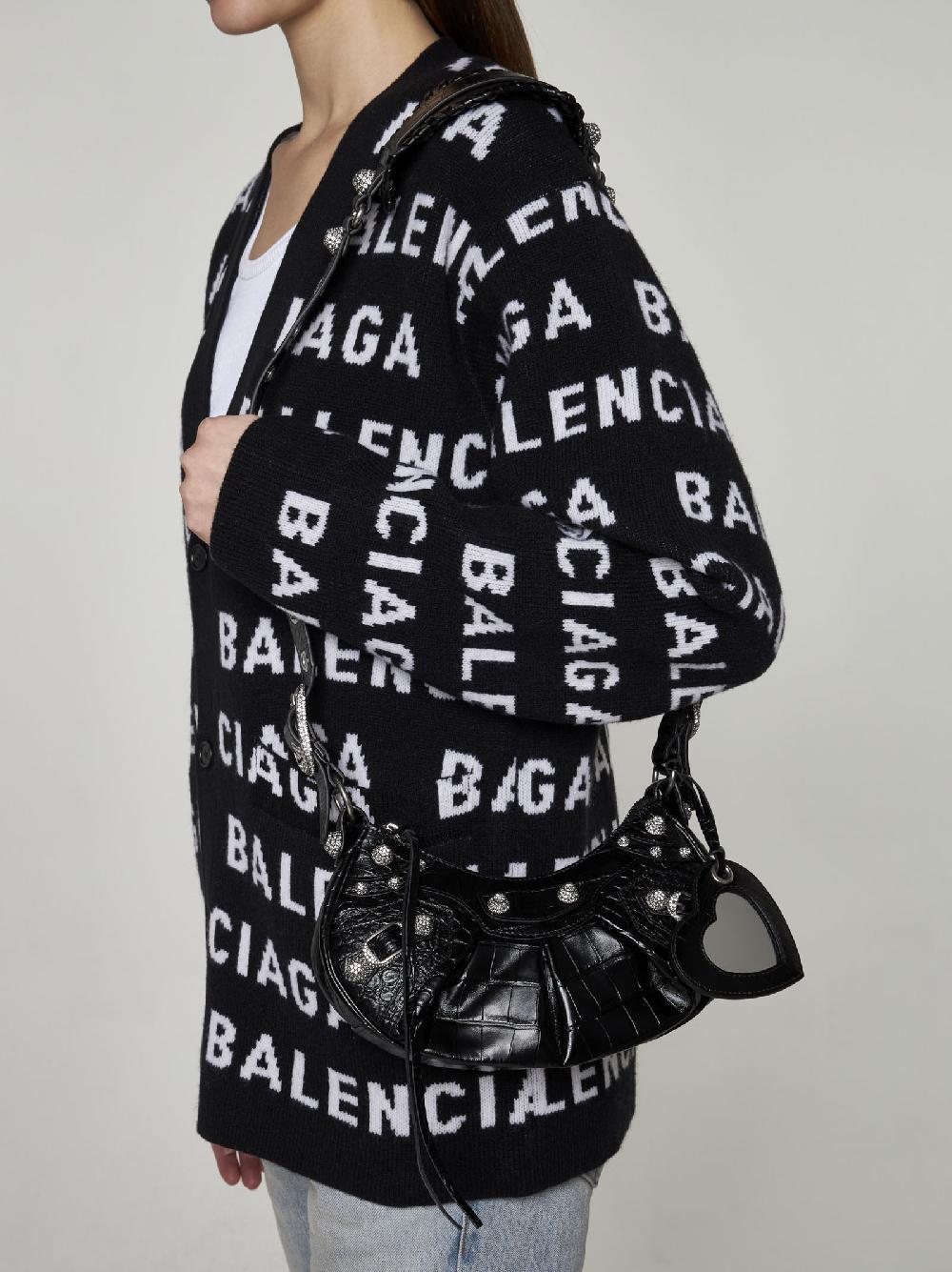 BALENCIAGA Borsa Le Cagole XS in pelle effetto coccodrillo Fino Al -60%