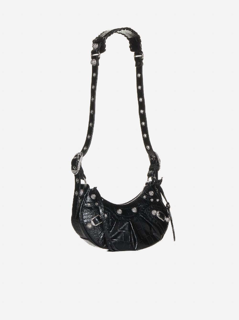 BALENCIAGA Borsa Le Cagole XS in pelle effetto coccodrillo Fino Al -60%
