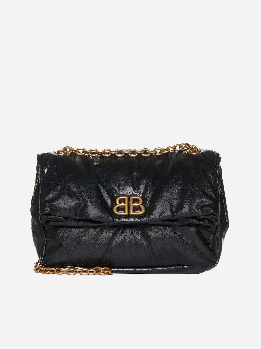BALENCIAGA Borsa Monaco piccola in pelle