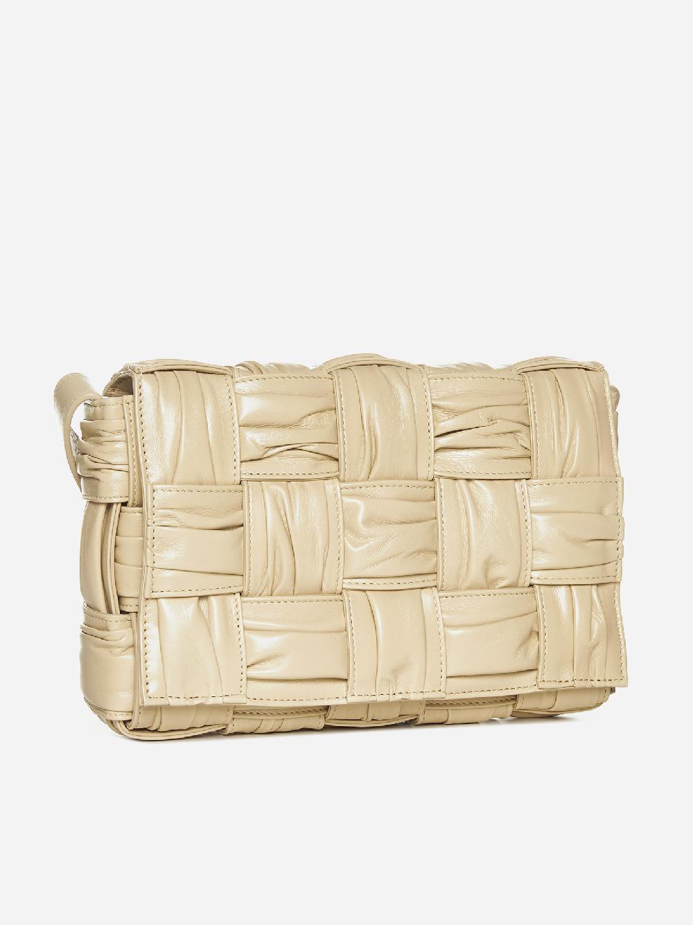 BOTTEGA VENETA Borsa Cassette in pelle Intreccio Plisse’ Presa