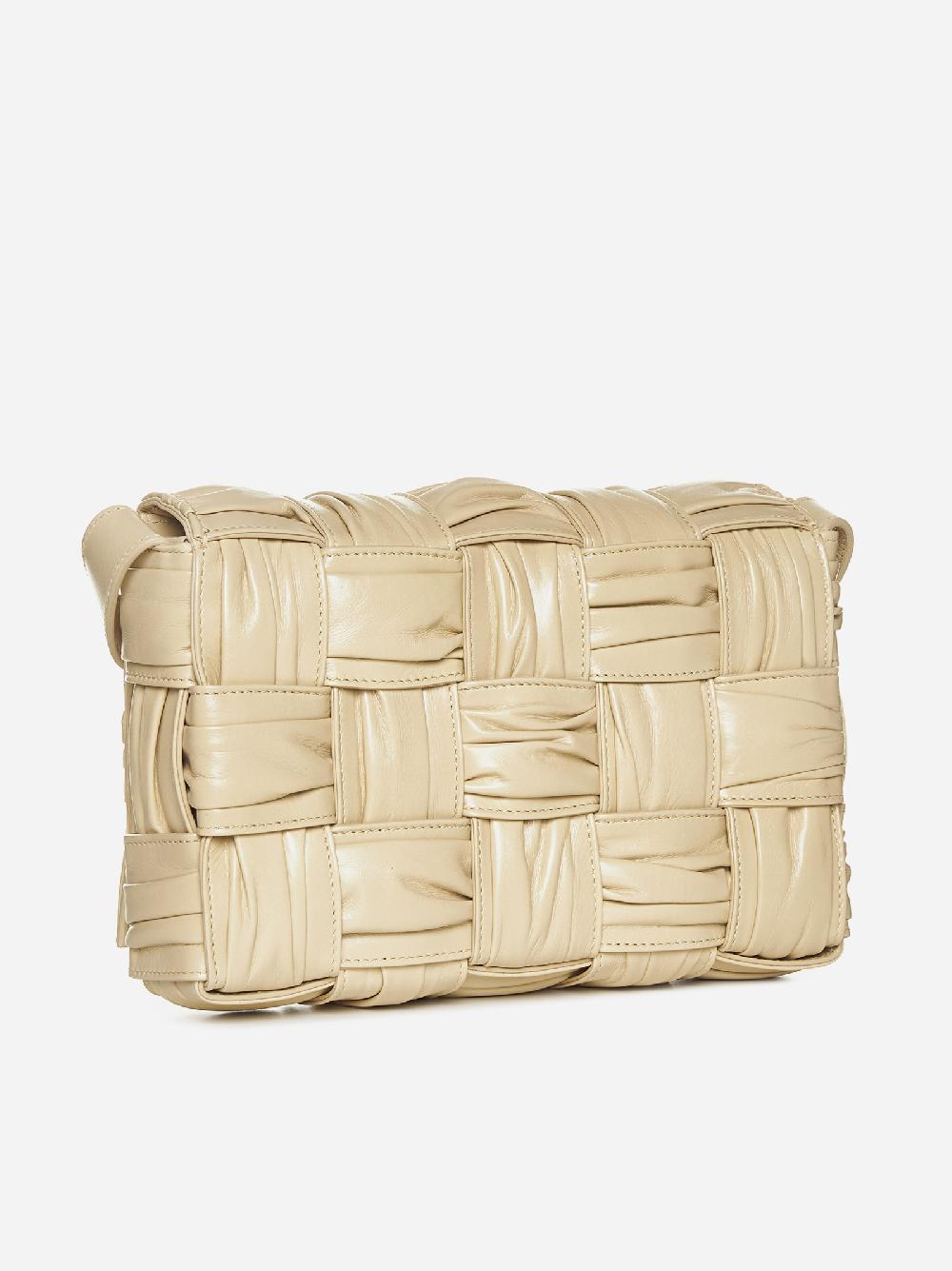 BOTTEGA VENETA Borsa Cassette in pelle Intreccio Plisse’ Presa