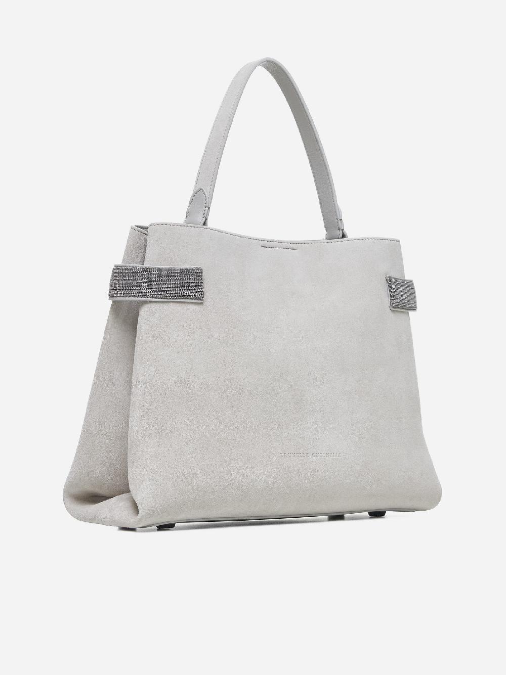 BRUNELLO CUCINELLI Borsa Essence in suede Outlet
