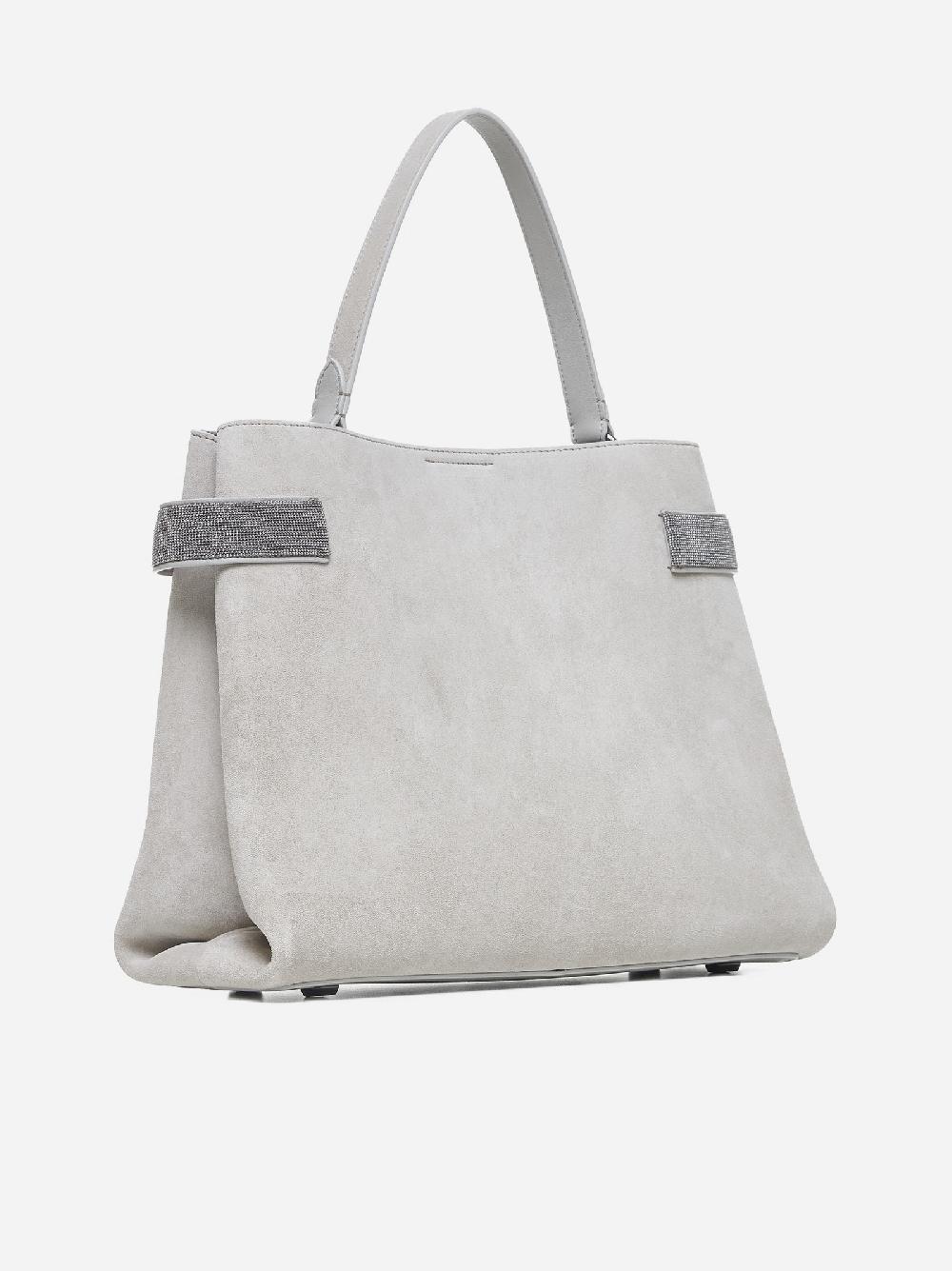 BRUNELLO CUCINELLI Borsa Essence in suede Outlet