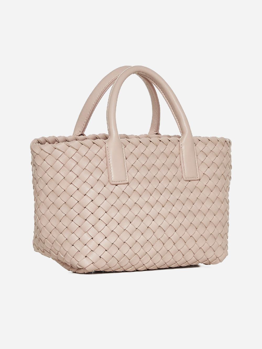 BOTTEGA VENETA Borsa Cabat mini in pelle Intreccio Vendita Calda