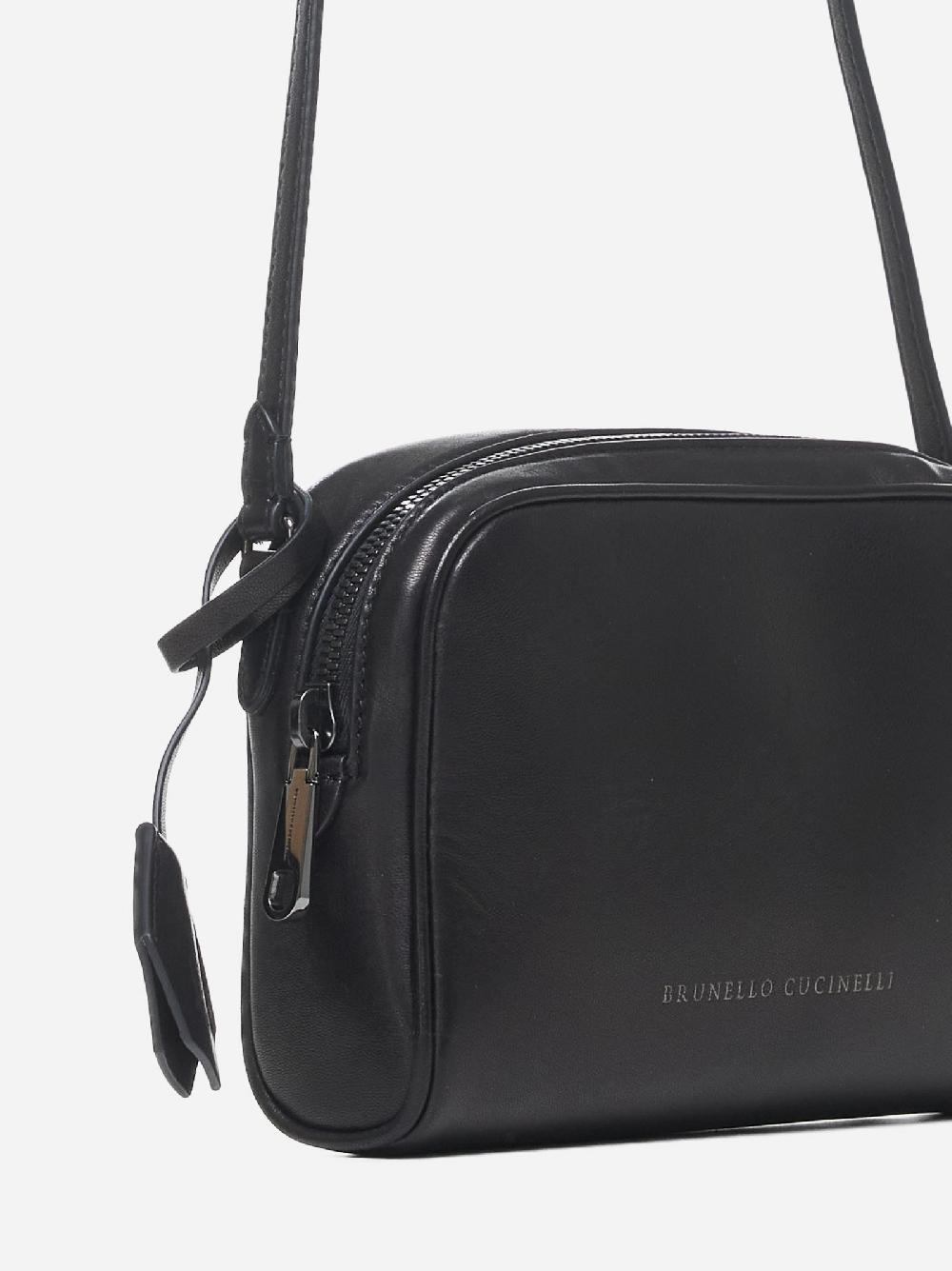 BRUNELLO CUCINELLI Borsa crossbody in pelle Moda