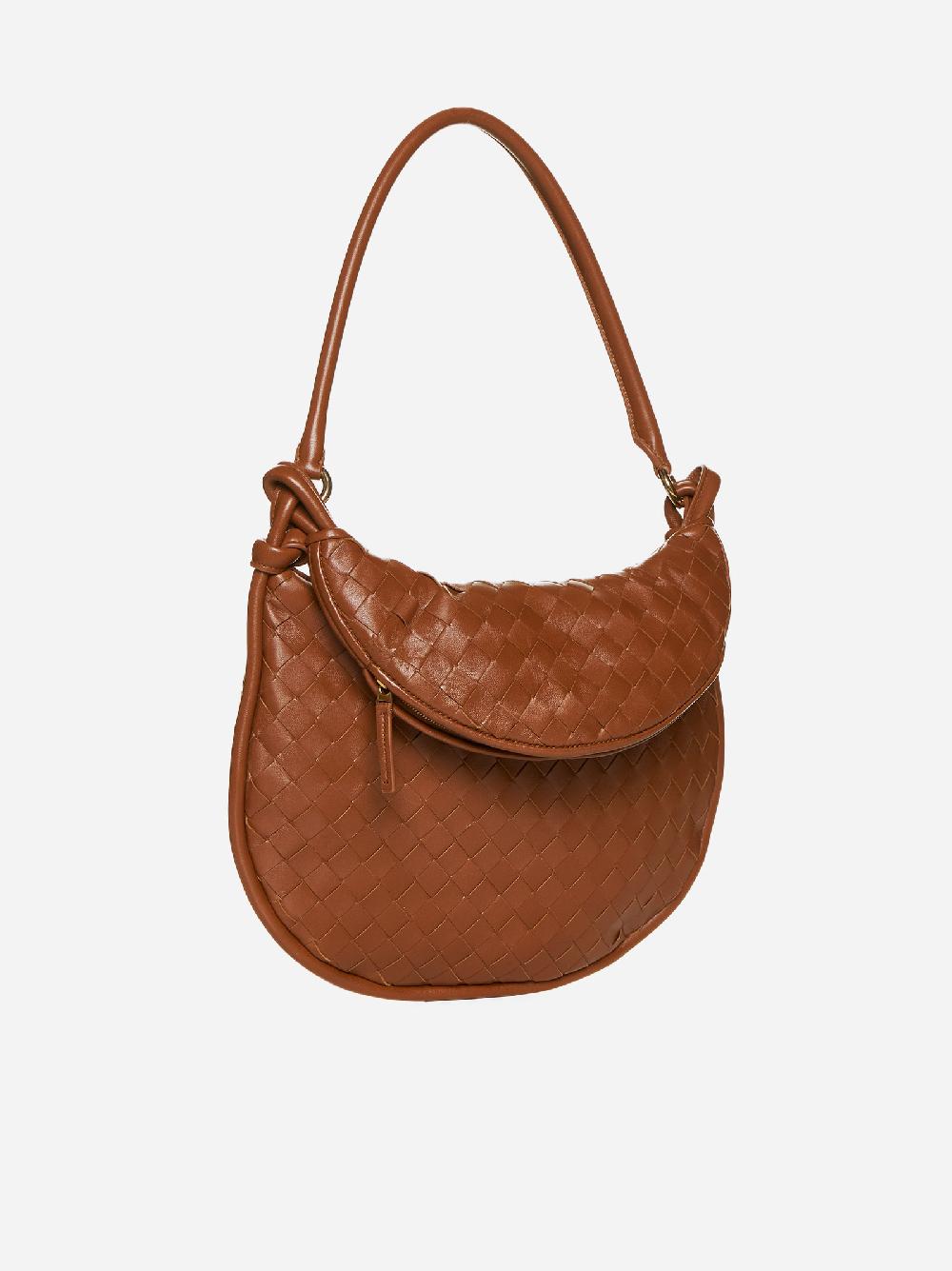 BOTTEGA VENETA Borsa Gemelli media in pelle Intrecciato In Linea