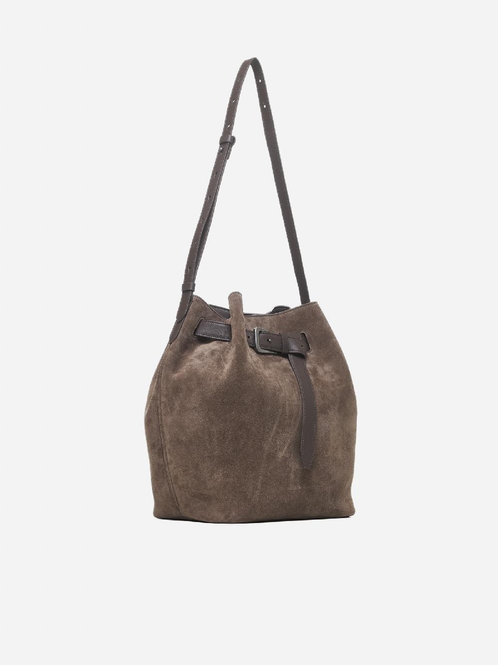 BRUNELLO CUCINELLI Borsa a secchiello in suede Nuovo