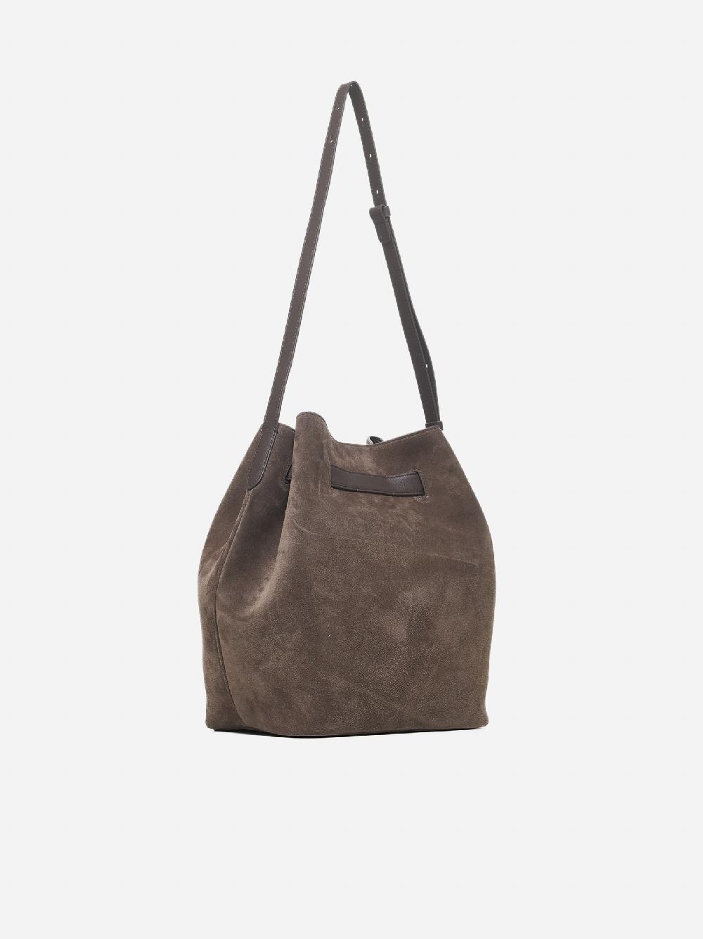 BRUNELLO CUCINELLI Borsa a secchiello in suede Nuovo