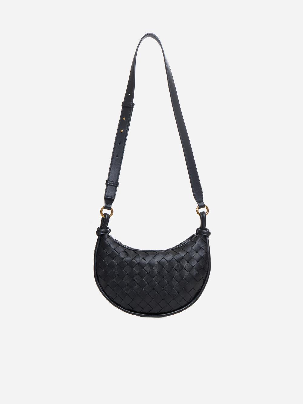 BOTTEGA VENETA Borsa Messenger Gemelli in pelle Intrecciato