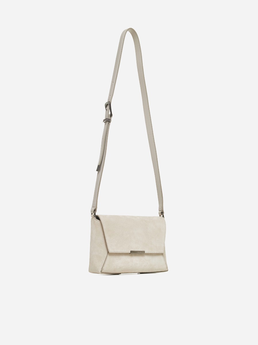 BRUNELLO CUCINELLI Borsa a tracolla in suede Soddisfazione Garantita