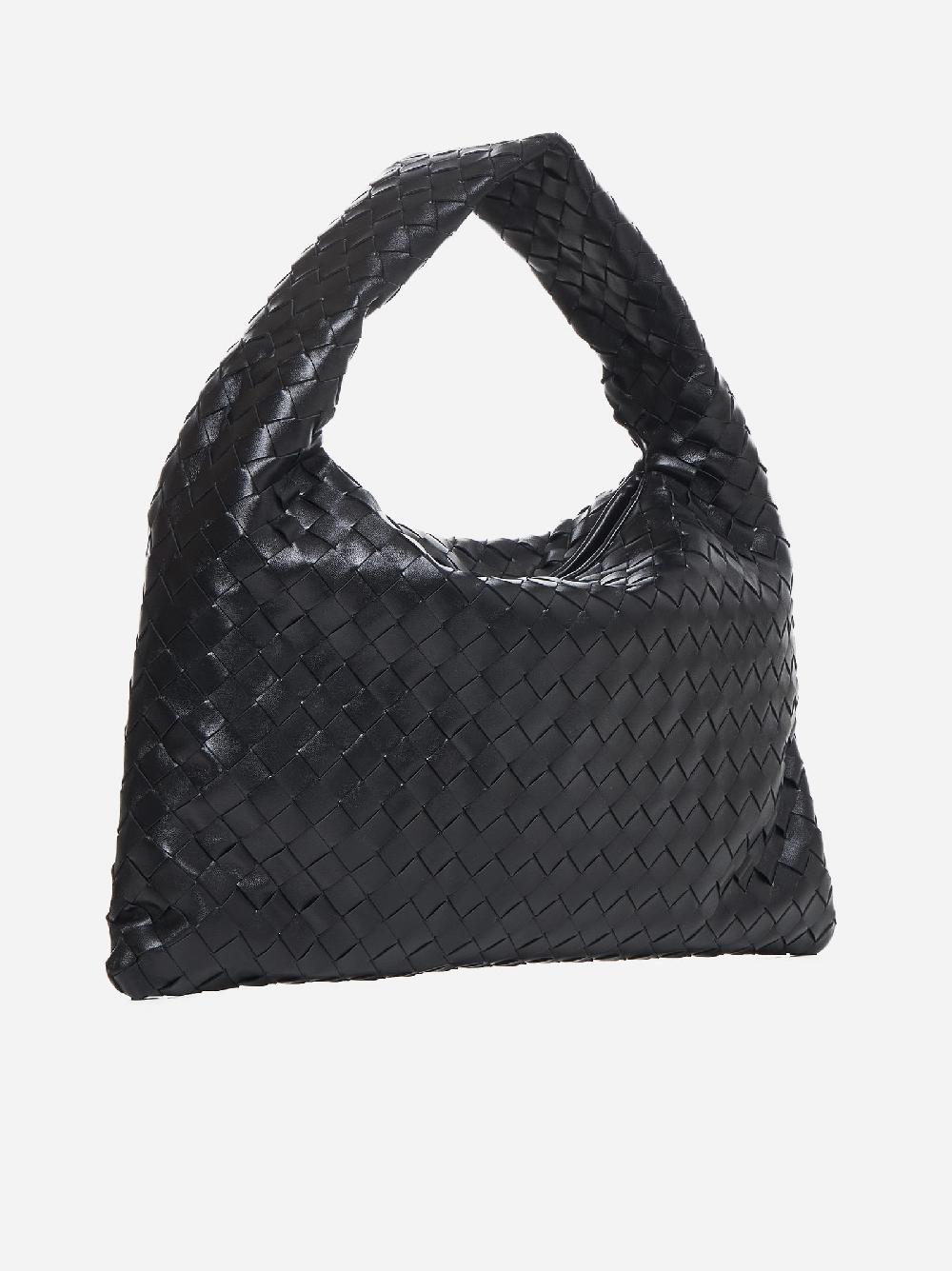 BOTTEGA VENETA Borsa Hop piccola in pelle Intrecciato Consegna Veloce
