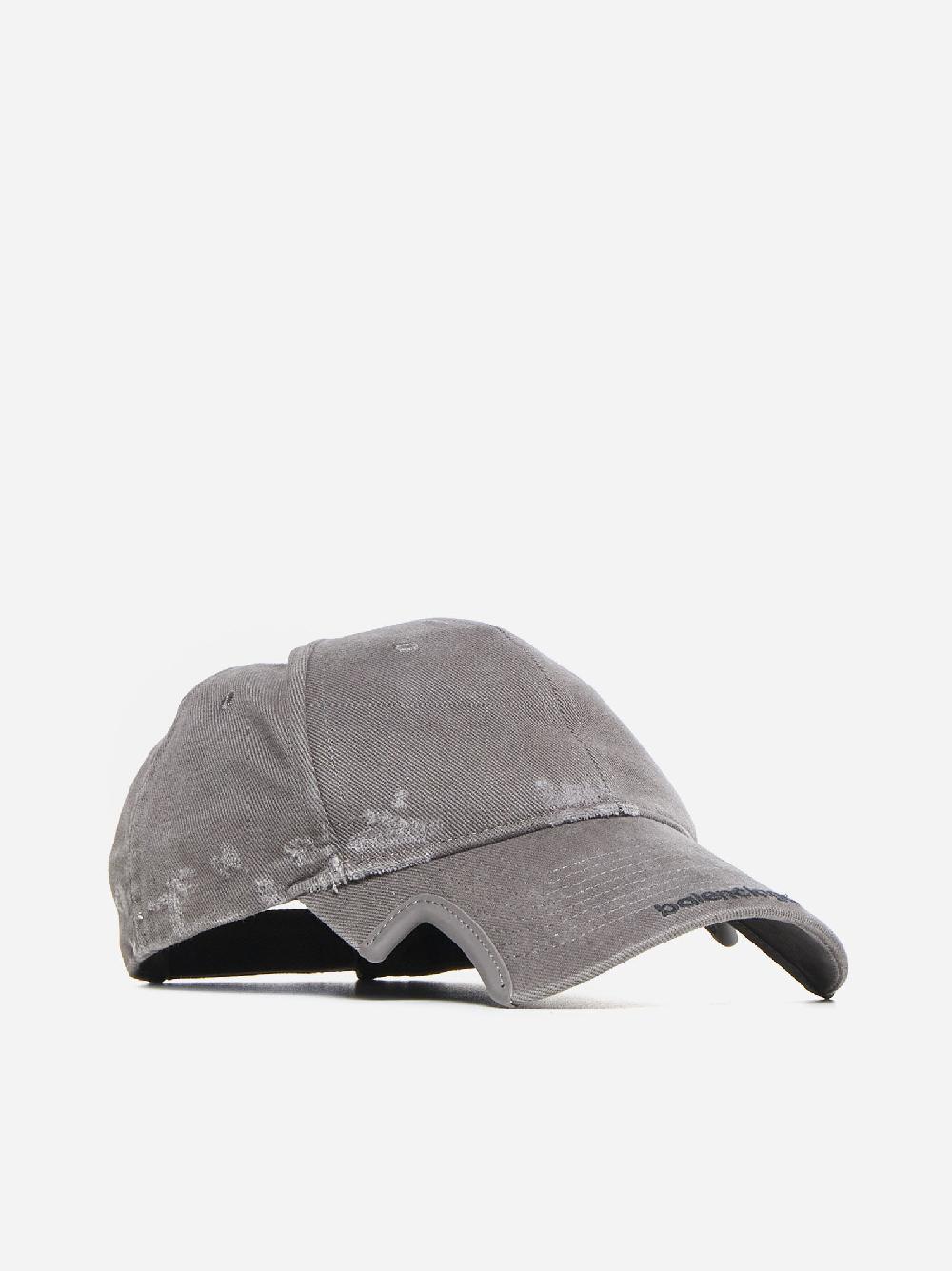 BALENCIAGA Cappello da baseball in cotone con logo Convenienza