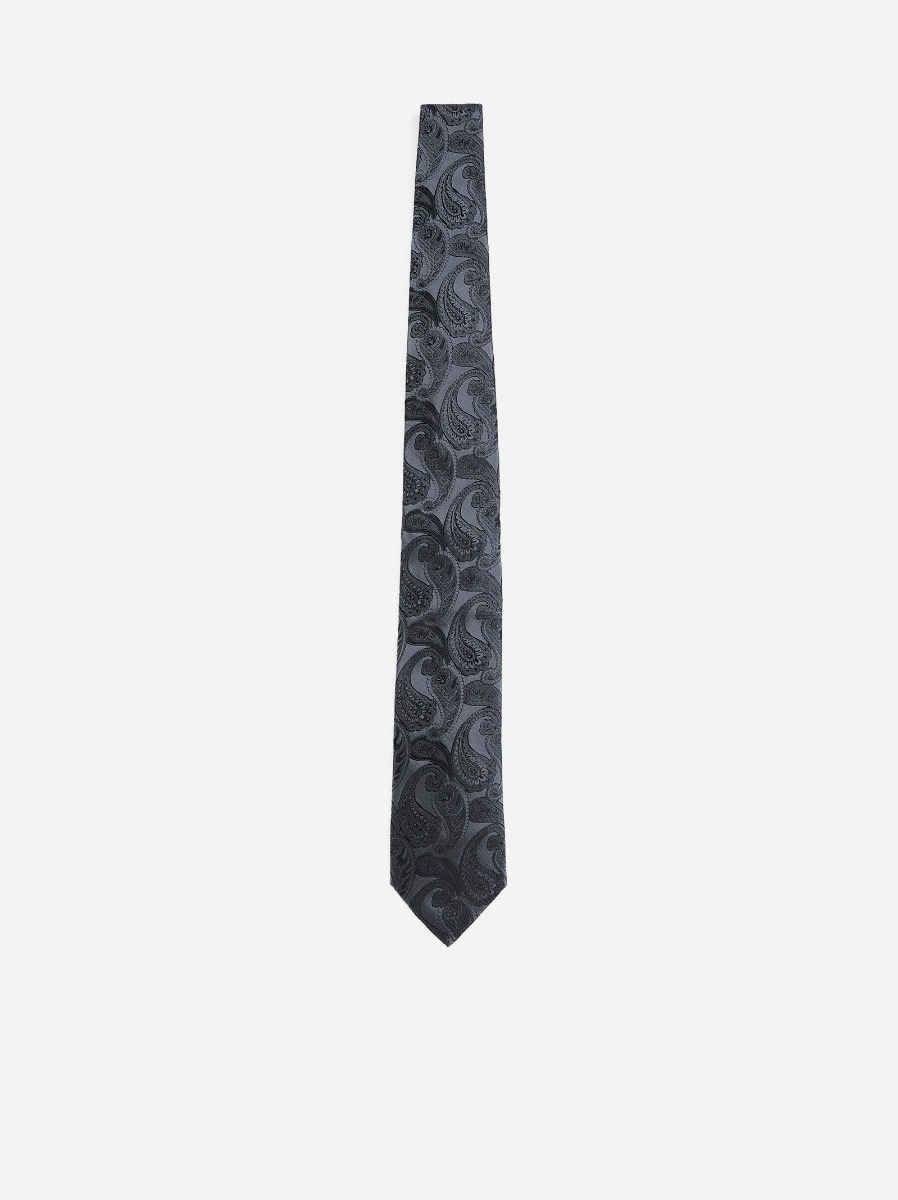 BRUNELLO CUCINELLI Cravatta in Paisley jacquard di seta