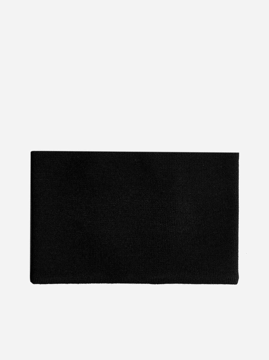 JW ANDERSON Scaldacollo nero con tirazip JWA I Più Venduti