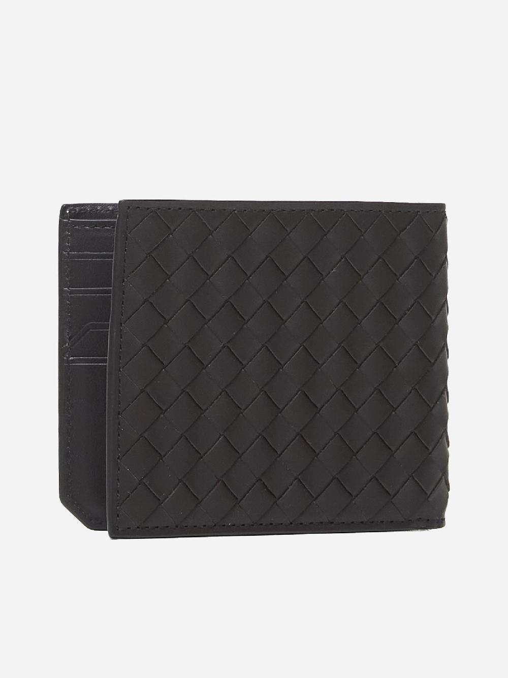 BOTTEGA VENETA Portafoglio in pelle Intrecciato Piccolo Spedizione Gratuita