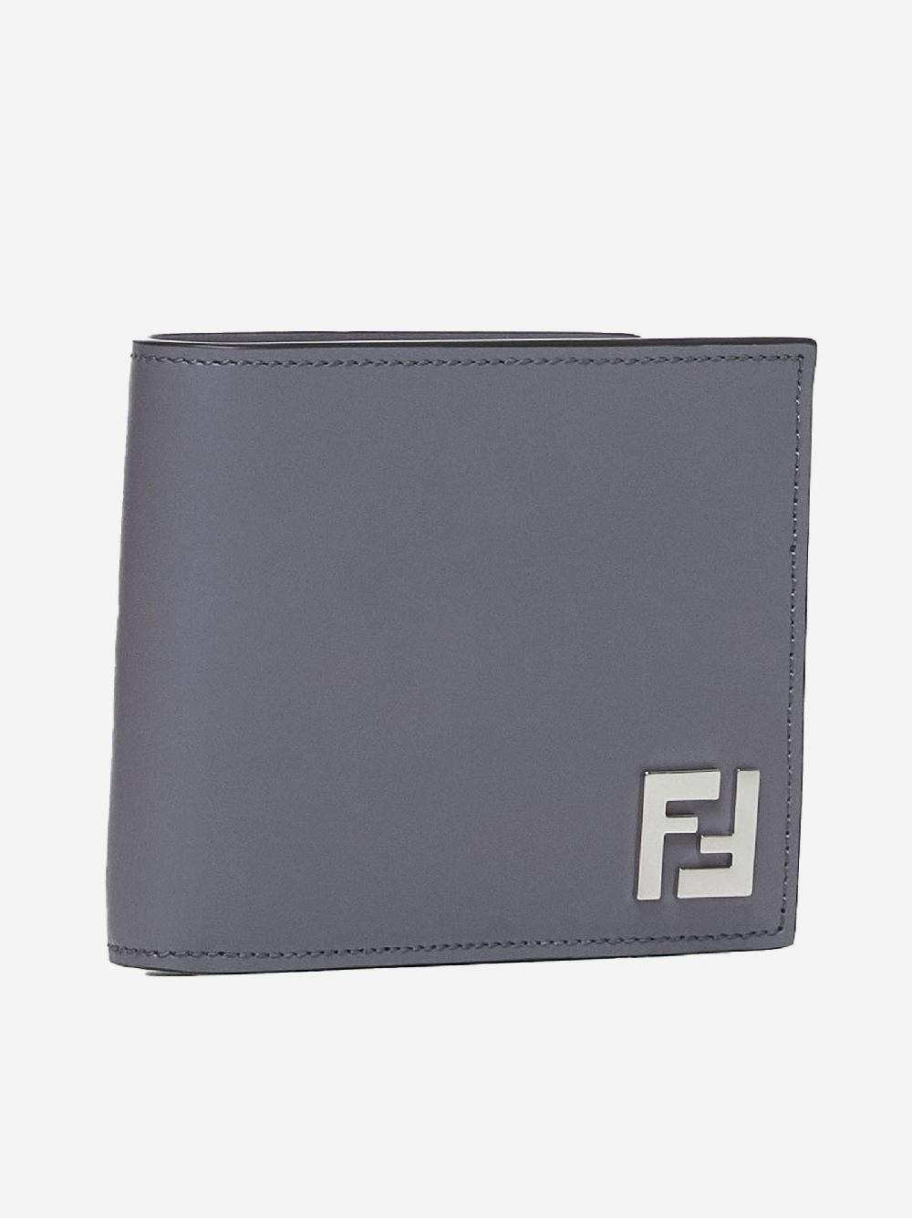 FENDI Portafoglio in pelle con placca-logo Convenienza