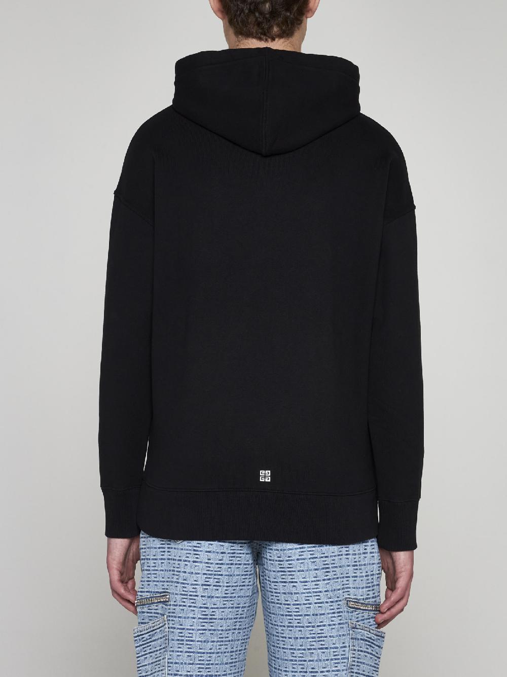 GIVENCHY Felpa in cotone con cappuccio e logo I Più Venduti