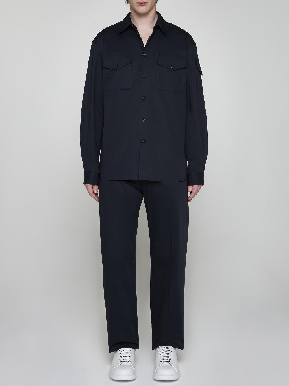 ALEXANDER MCQUEEN Pantaloni chino in cotone In Saldo