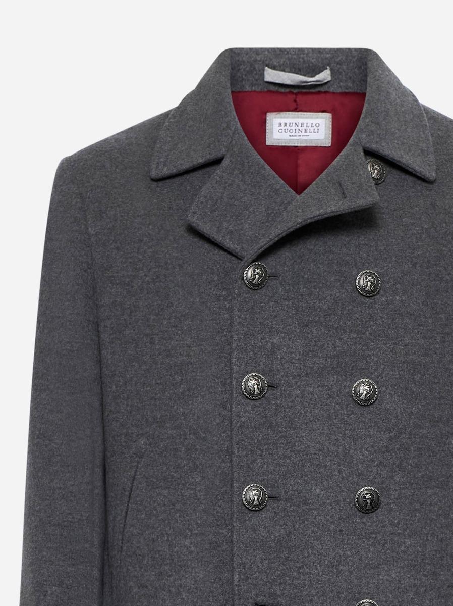 BRUNELLO CUCINELLI Cappotto doppiopetto in cashmere Qualità
