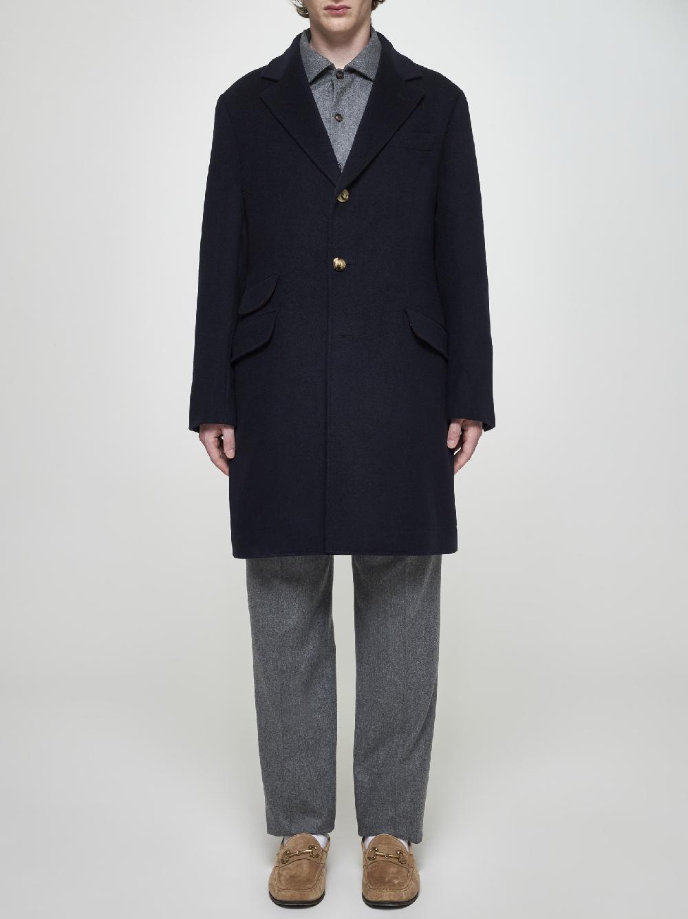 BRUNELLO CUCINELLI Cappotto monopetto in cashmere Fino Al -60%