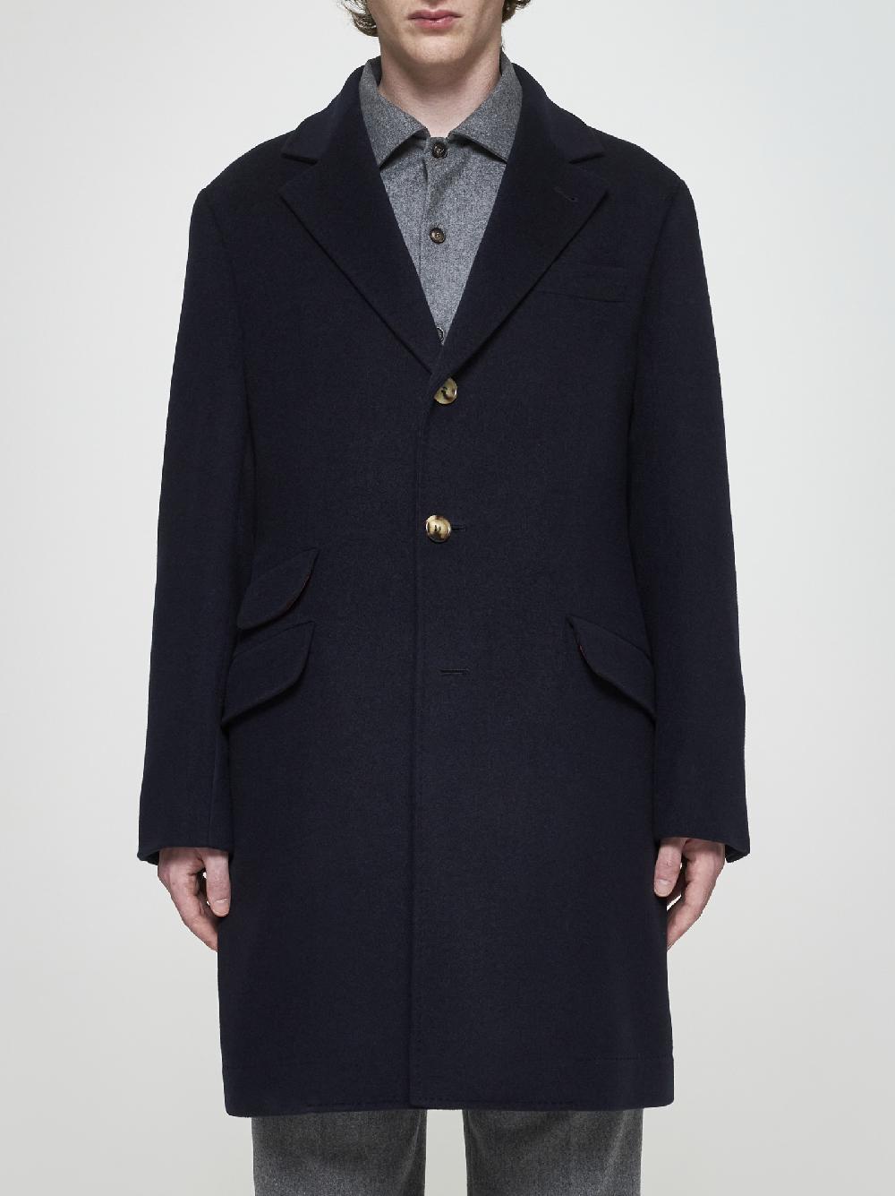 BRUNELLO CUCINELLI Cappotto monopetto in cashmere Fino Al -60%