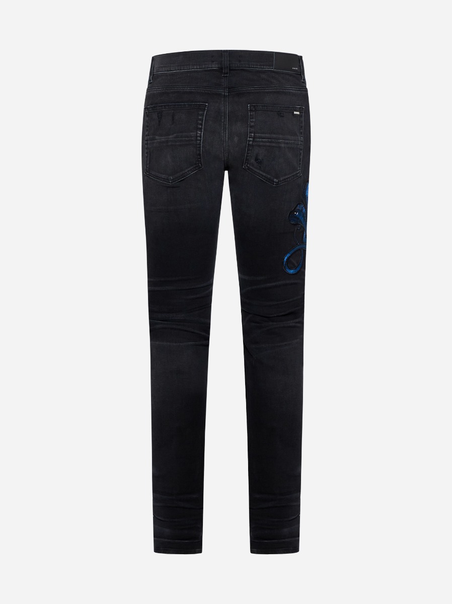 AMIRI Jeans Blue Poison Archival nero Sconto