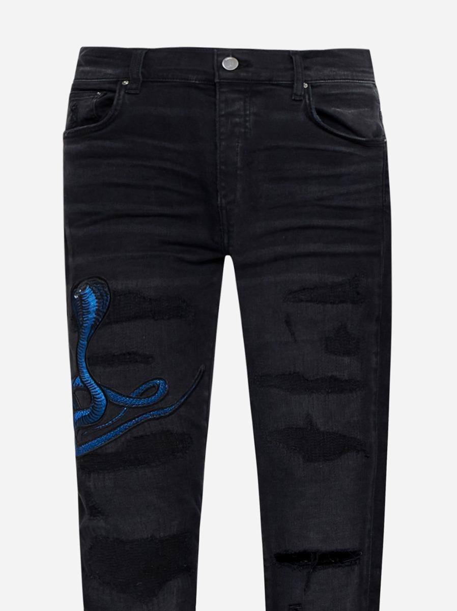 AMIRI Jeans Blue Poison Archival nero Sconto