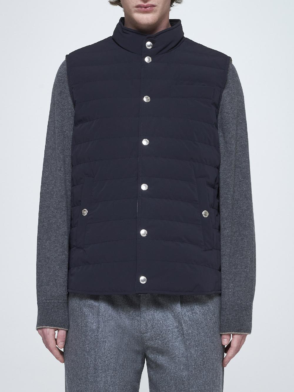 BRUNELLO CUCINELLI Gilet in nylon trapuntato Hotsell
