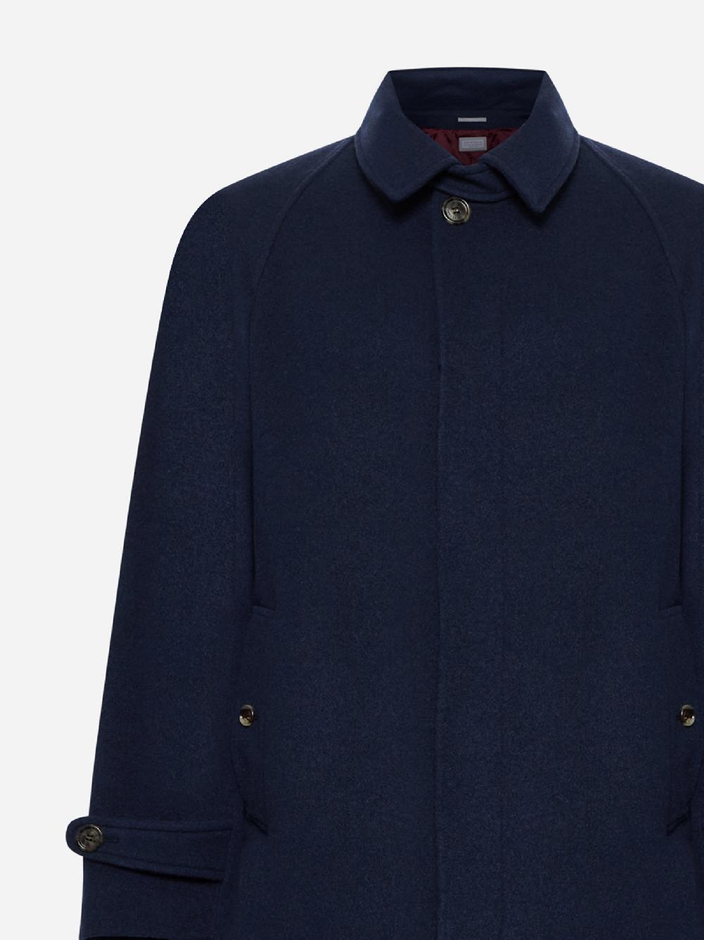 BRUNELLO CUCINELLI Cappotto monopetto in cashmere In Saldo
