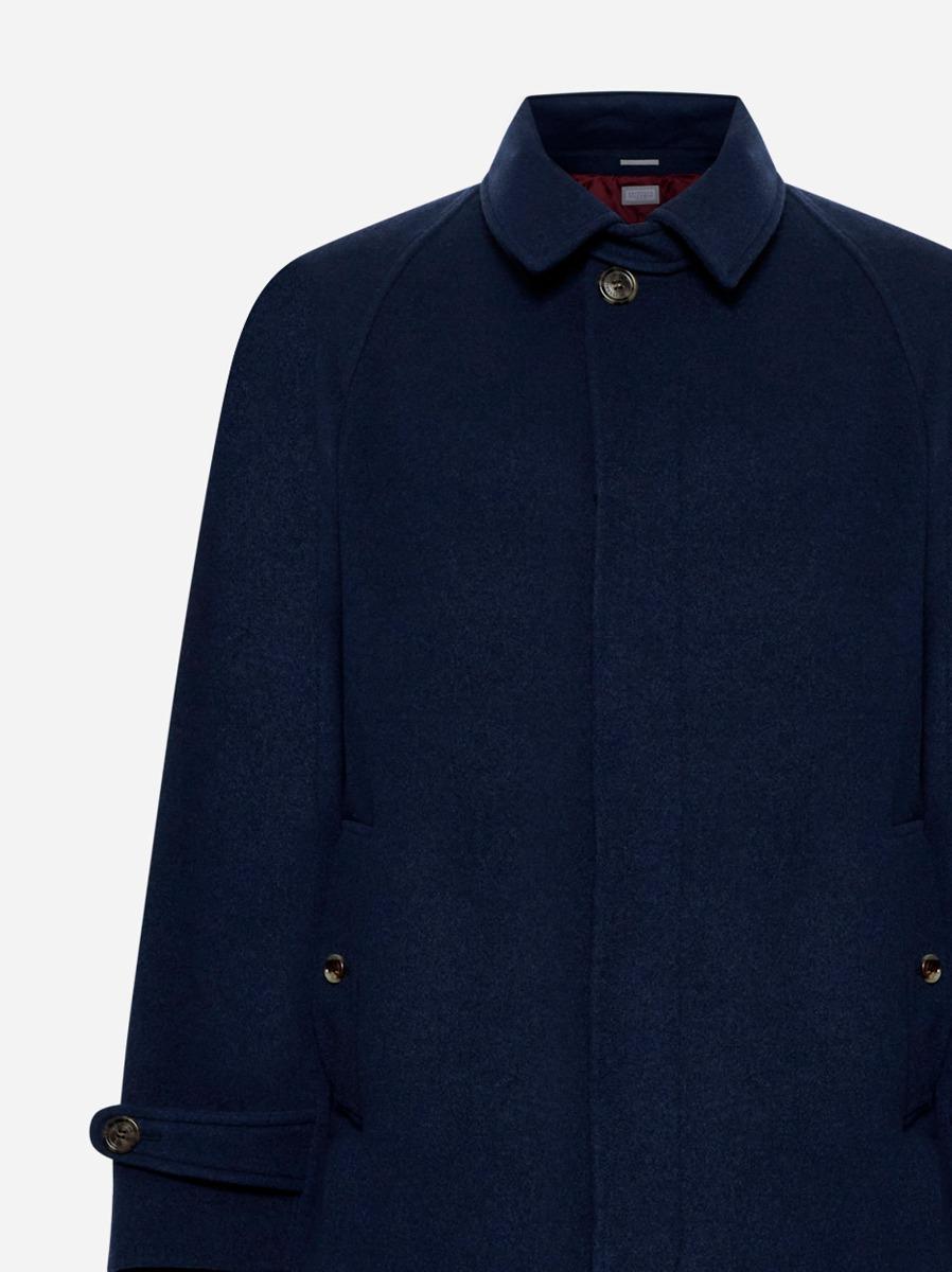 BRUNELLO CUCINELLI Cappotto monopetto in cashmere In Saldo