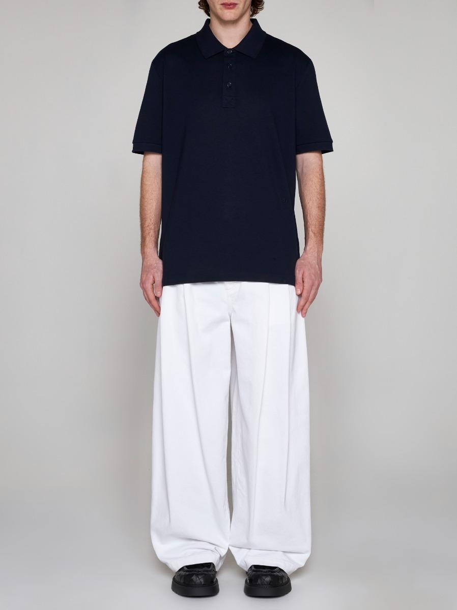 BOTTEGA VENETA Polo in cotone Vendite Flash
