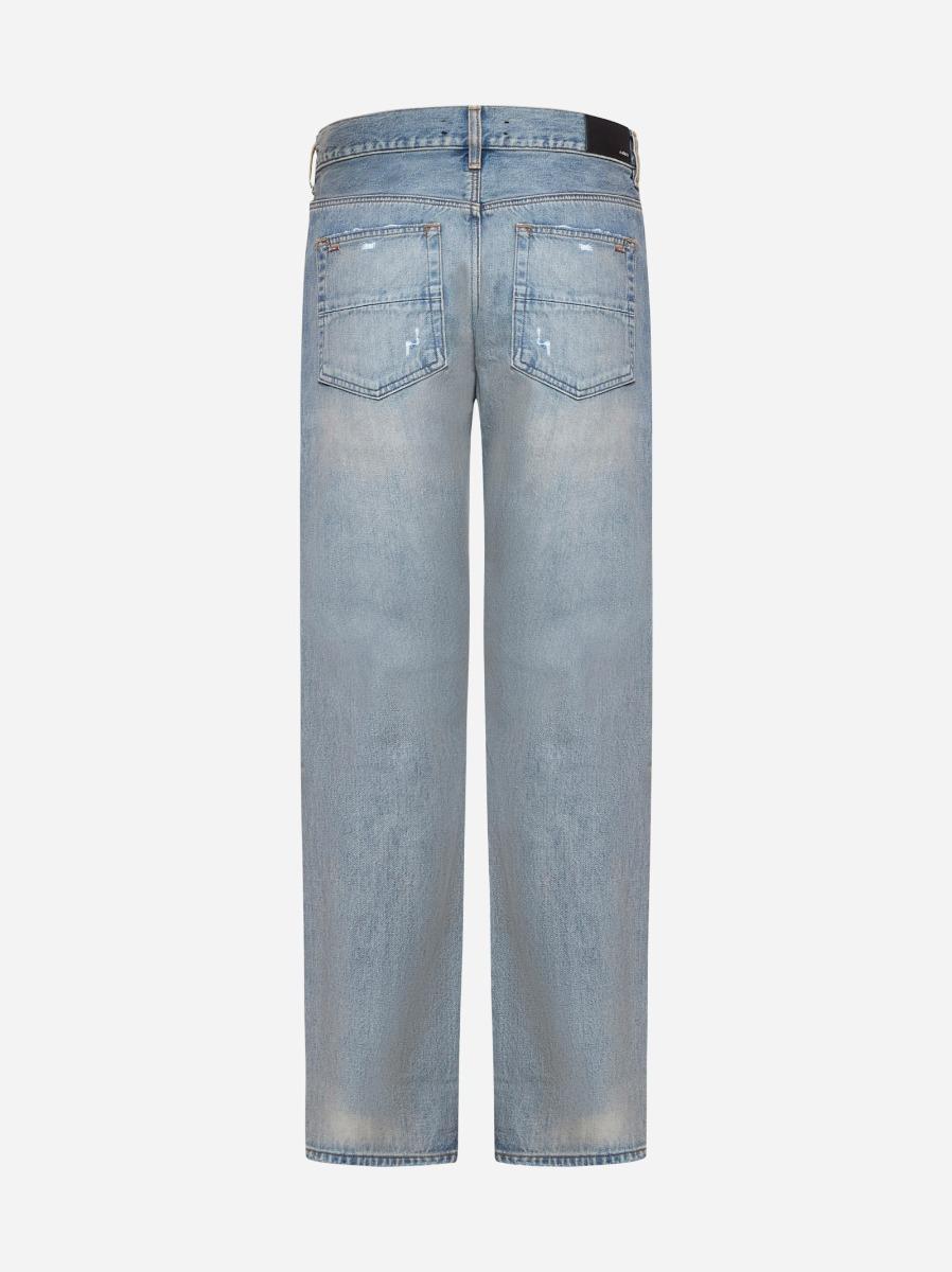 AMIRI Jeans Bandana Repair Straight azzurro In Saldo