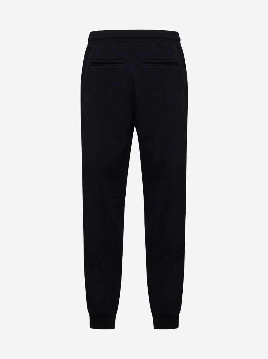 BRUNELLO CUCINELLI Pantaloni in felpa double nera 2025