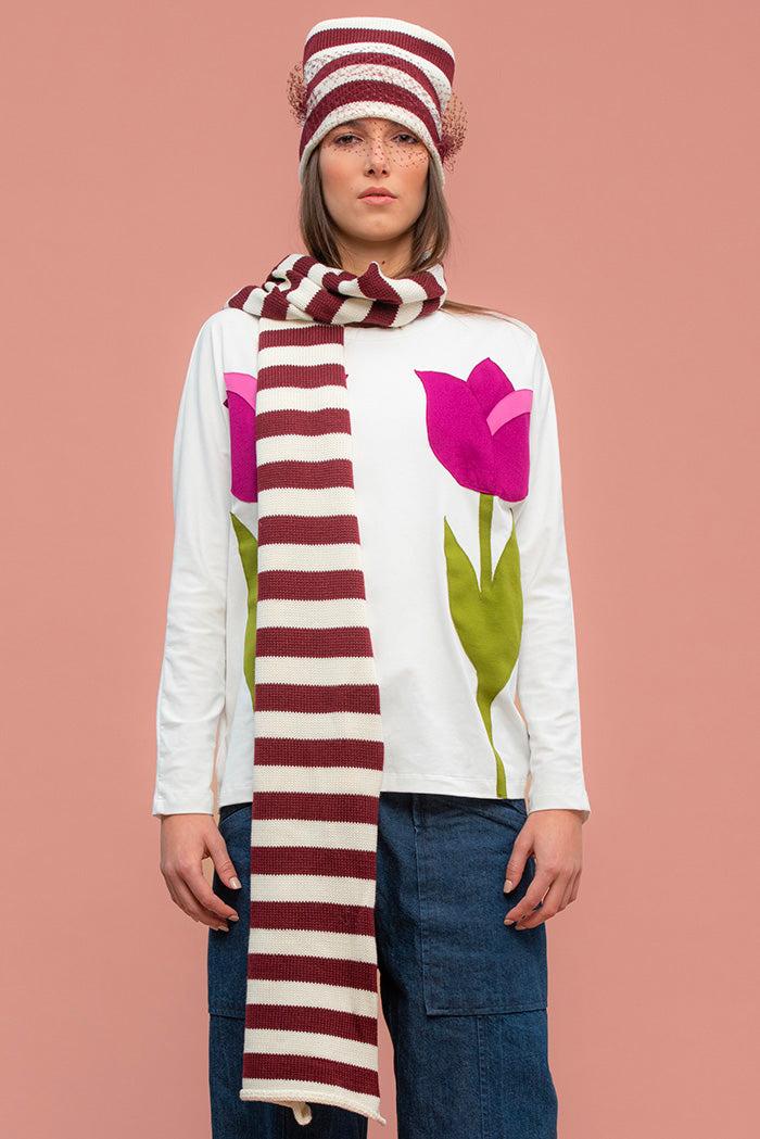 ROSÈ A POIS Abba T-shirt Nero Acquista Ora