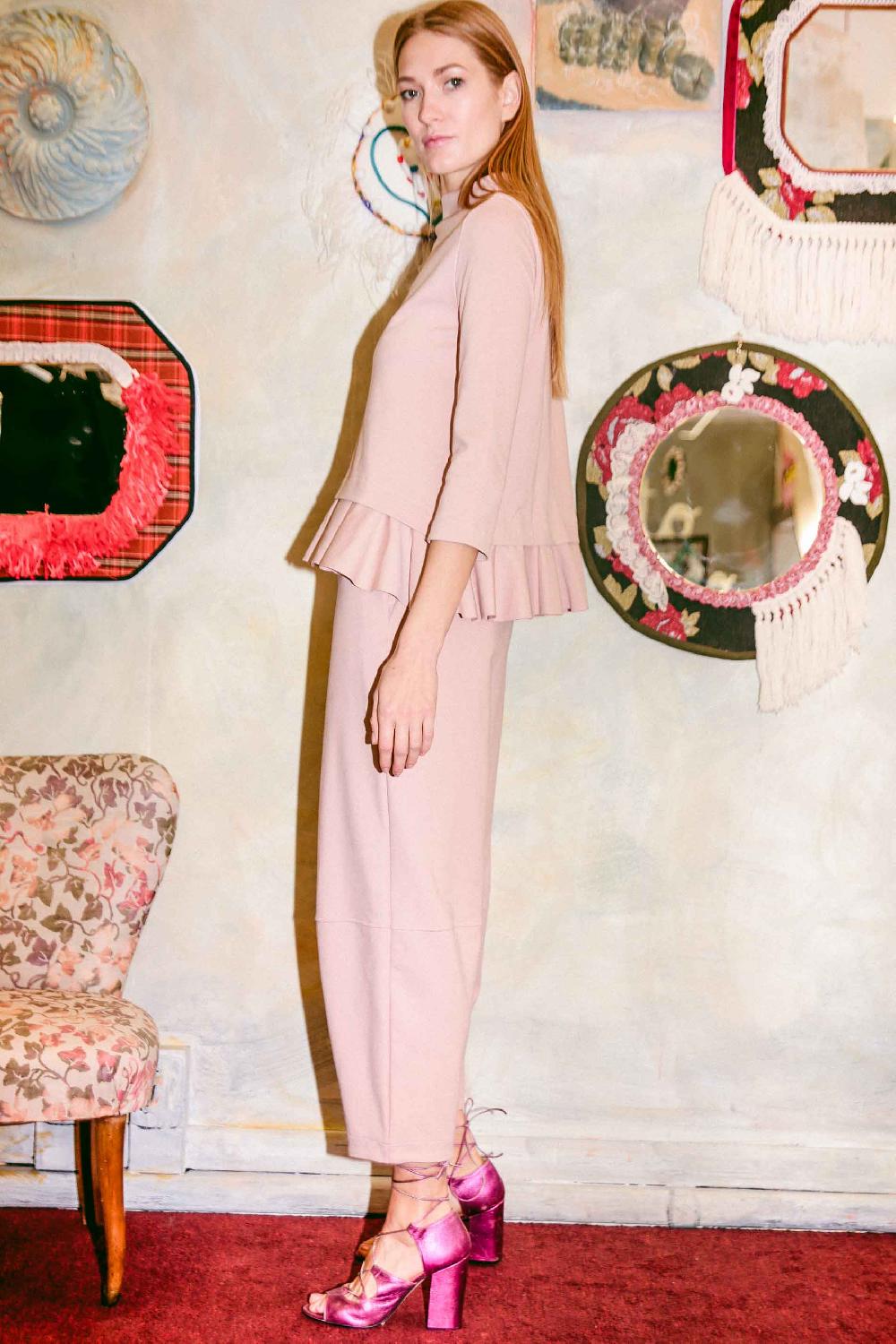 ROSÈ A POIS SIMPSON Pantalone bombato Offerte